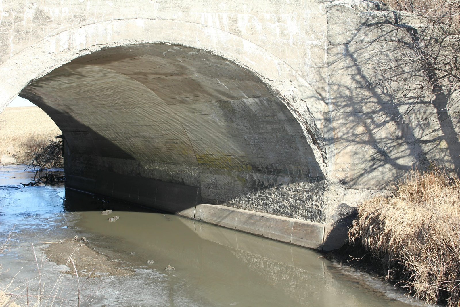 East abutment